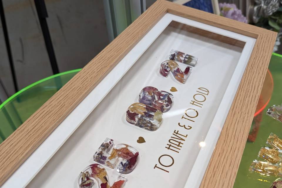 Resin Art from your Bouquet