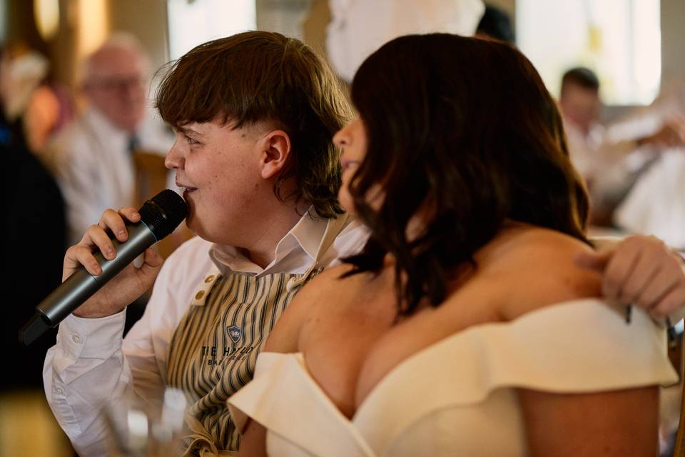 Wedding at Bodnant foods