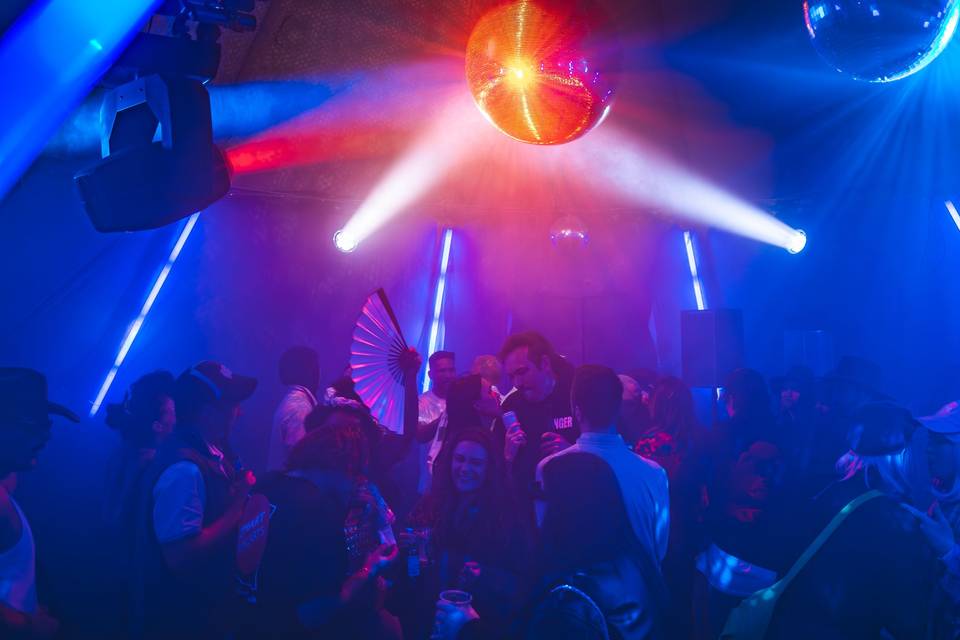 Dance floor in swing