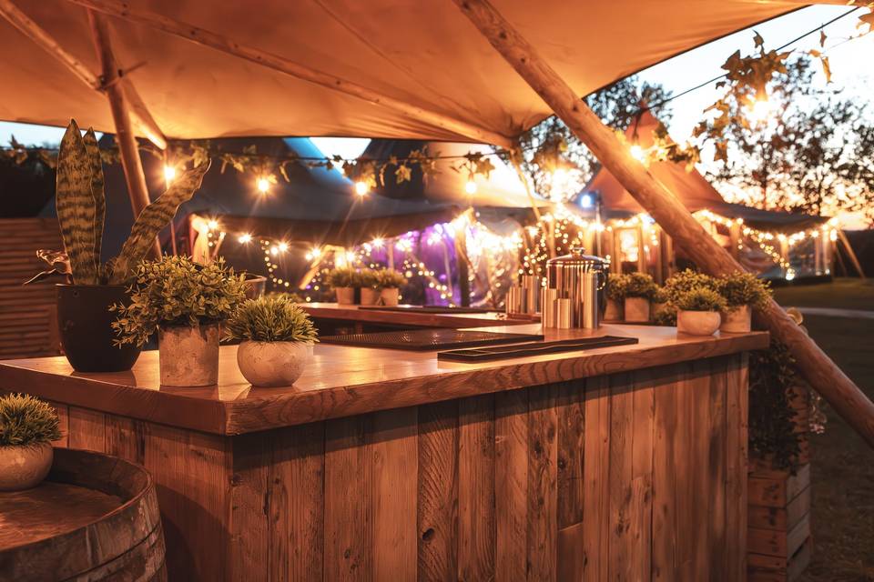 Bar at night