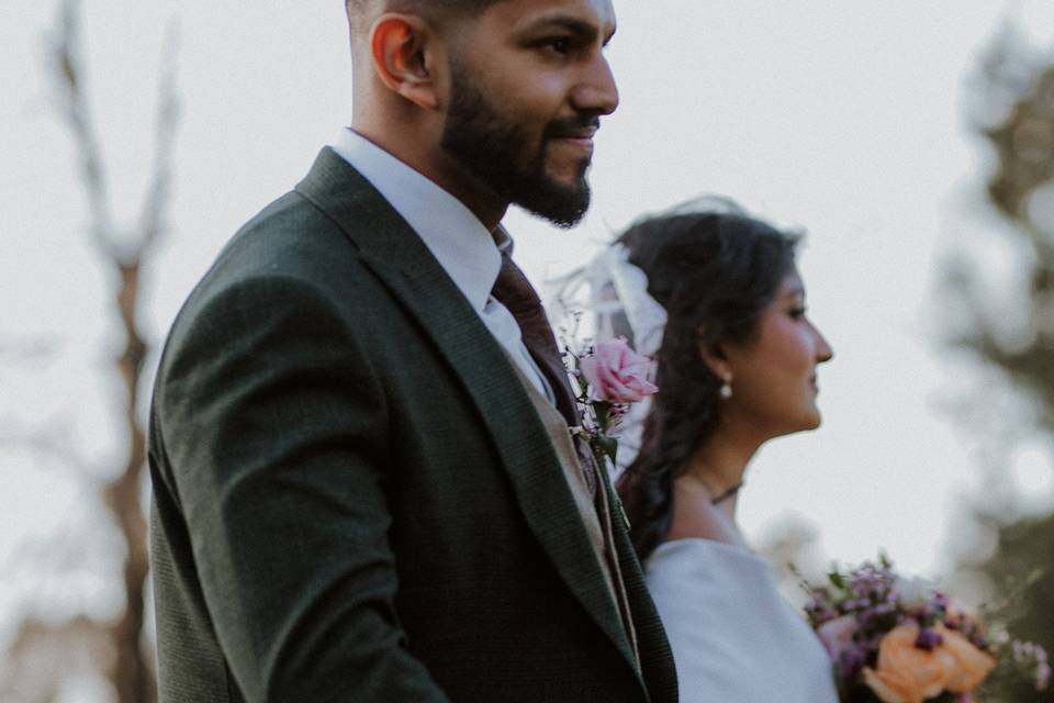 Bride and groom