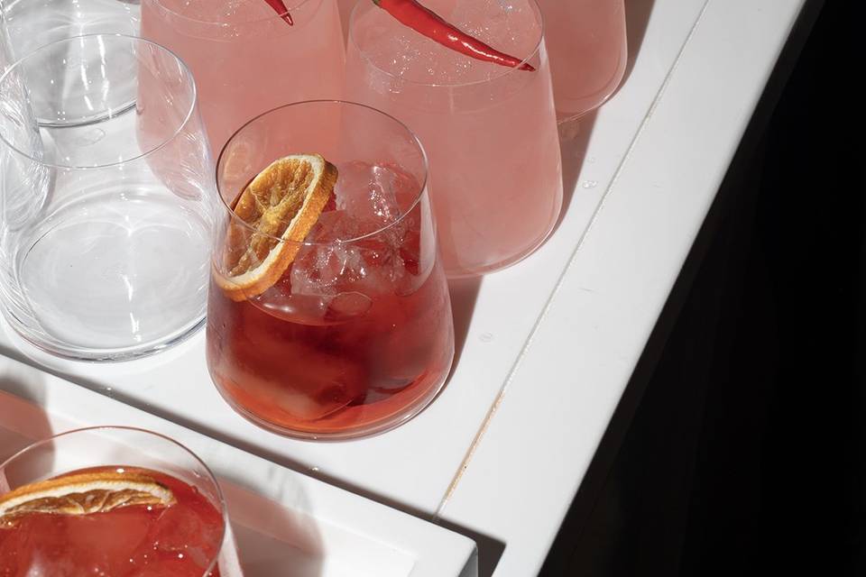 Cocktails at Anne-Marie's.
