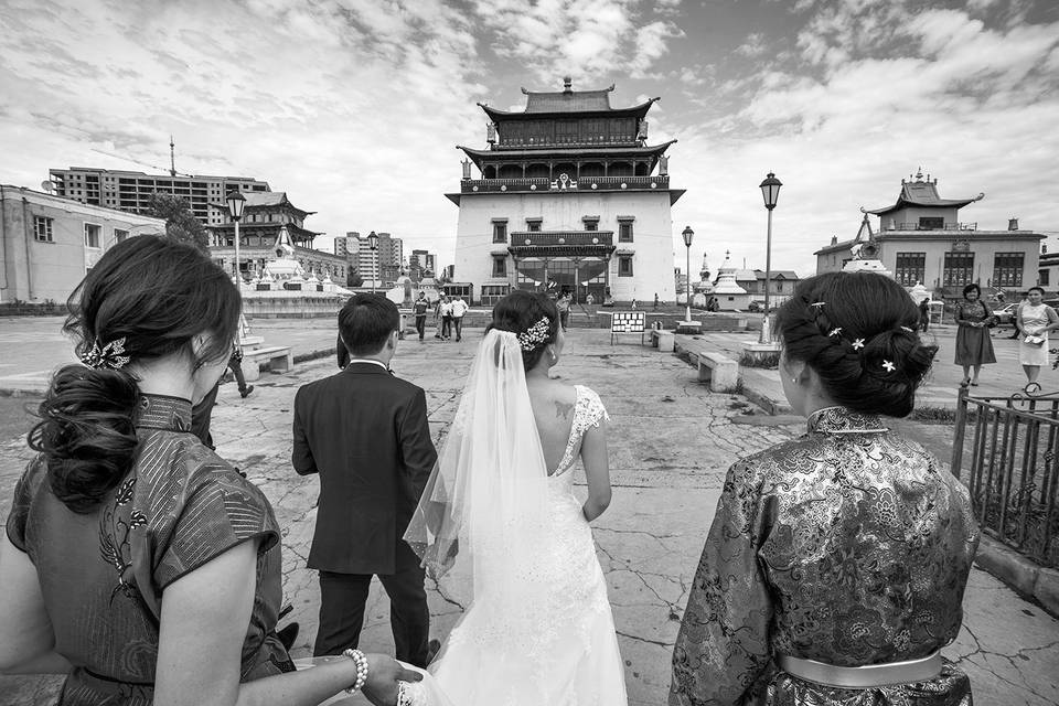 Buddhist wedding.