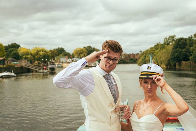 River boat wedding