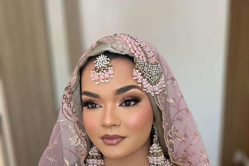 Asian bridal look