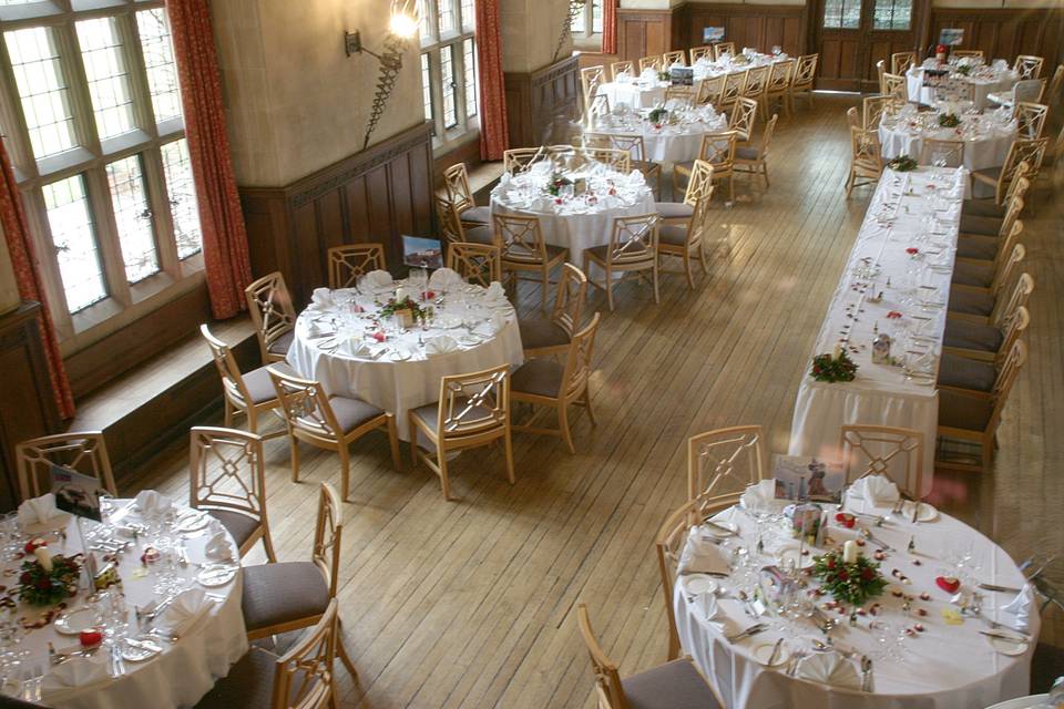 Birds Eye View of Reception