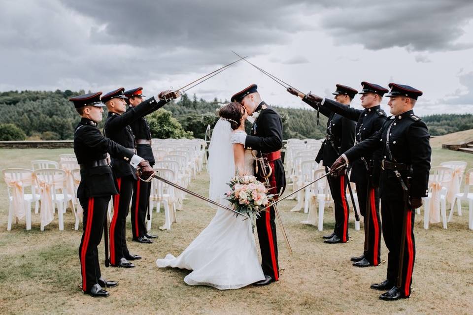 Military wedding