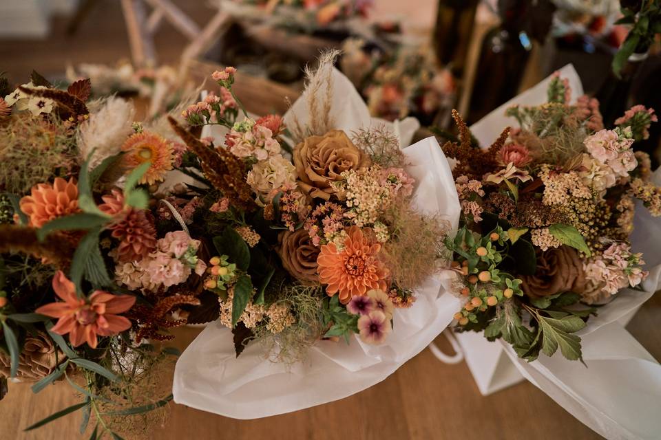 Naturally styled bouquet