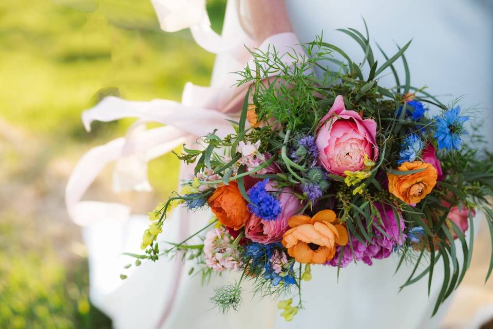 Naturally styled bouquet