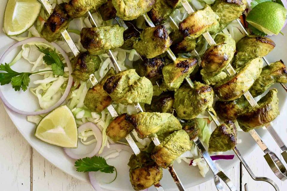 Hariyali chicken tikka