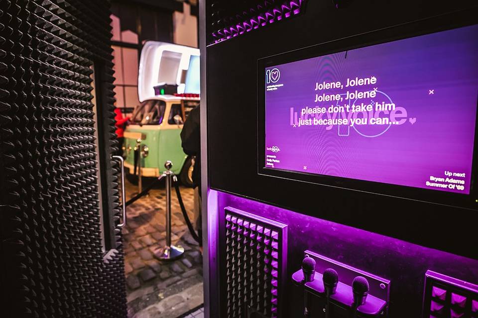 Lucky Voice Pop-Up Karaoke Booth