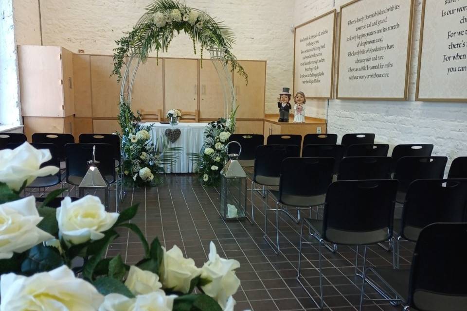 Indoor ceremony