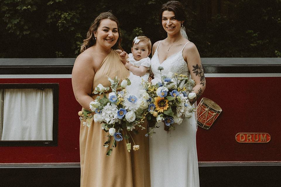 Katie and Bridesmaid