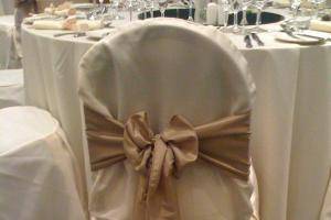Wedding chair covers hire