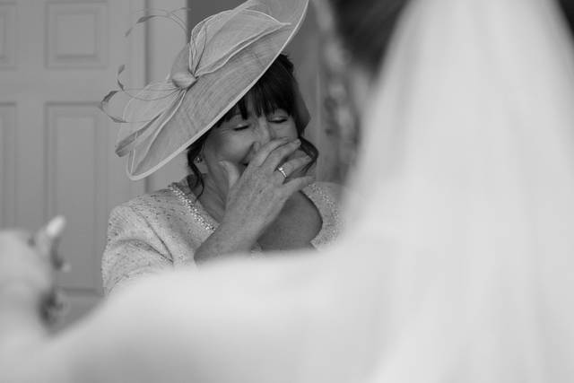 Bridal reveal… emotional