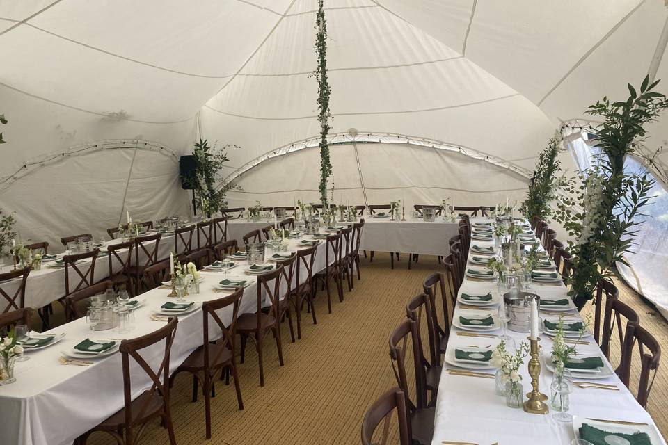 Wedding marquee