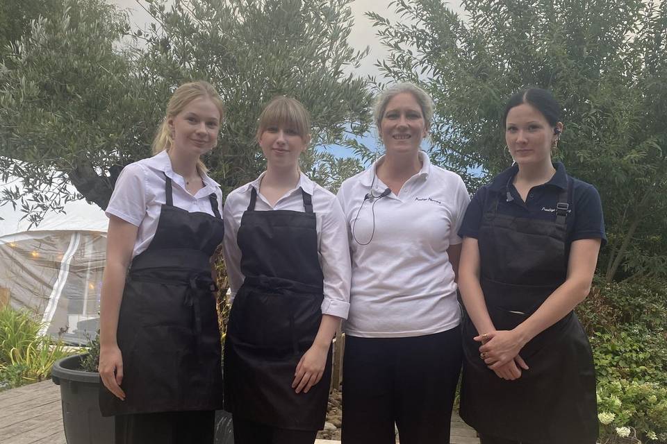 Some of the team