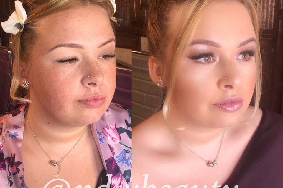 Bridesmaids makeup