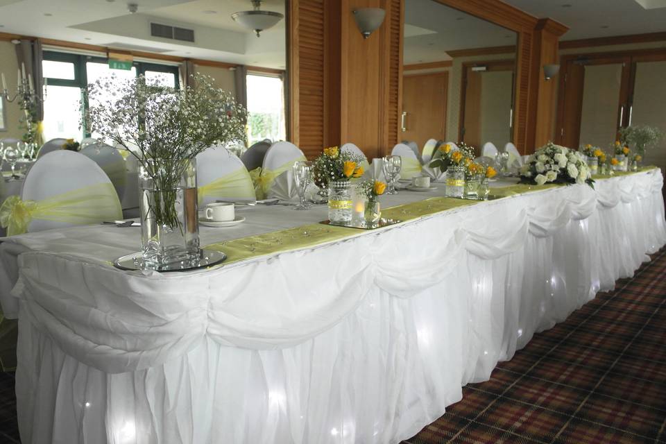 Top table deco idea