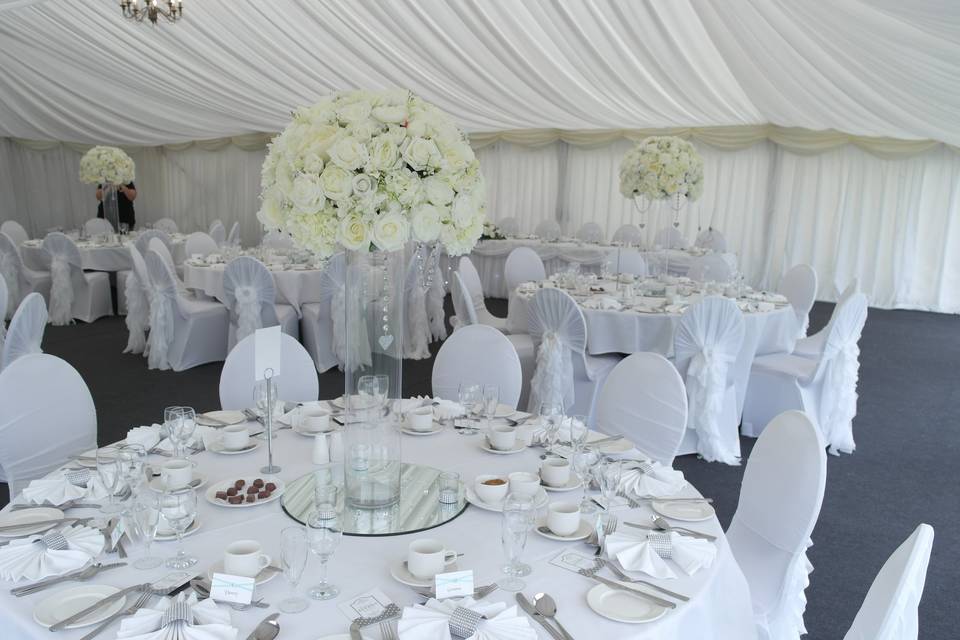 Place card and napkin ring