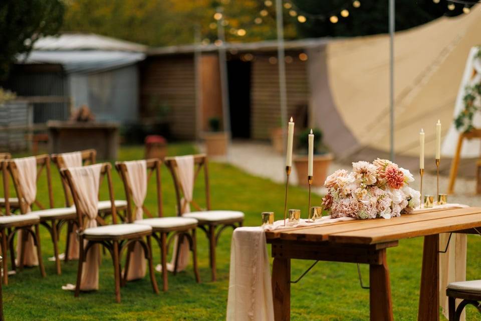 Ceremony in The Paddock