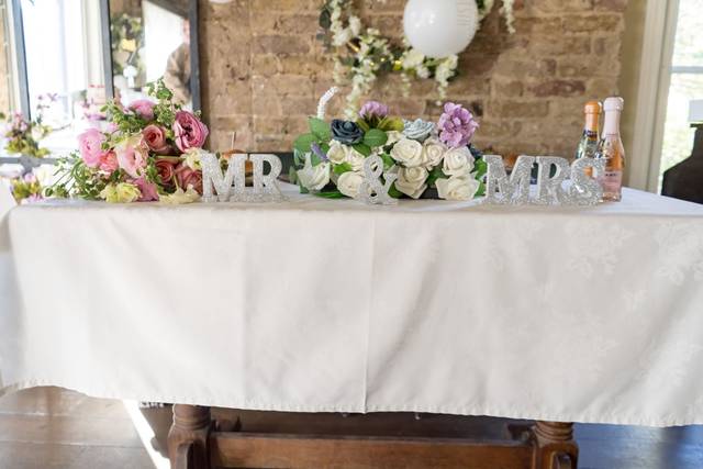 Wedding head table