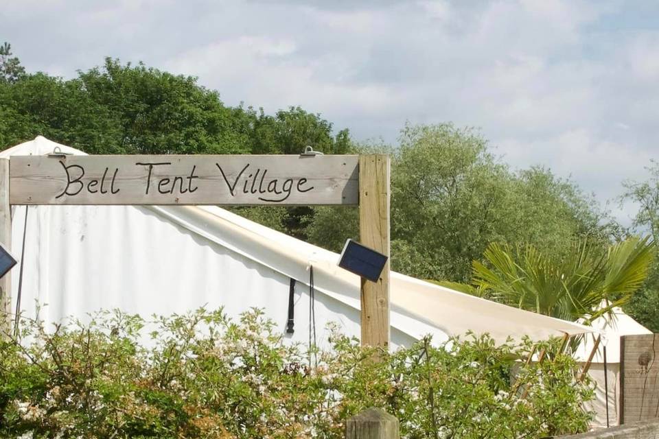 Bell tent village