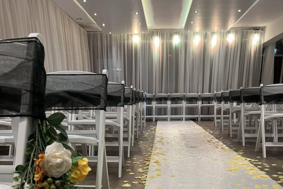 Ceremony aisle