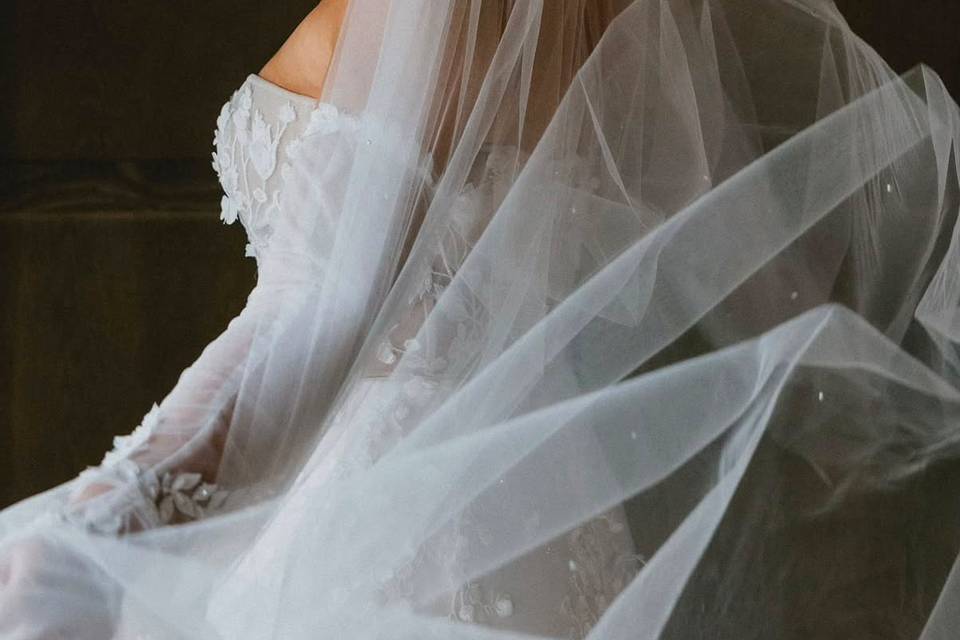 Bride at ramside