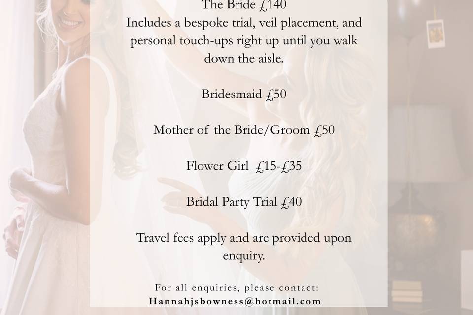 Price list