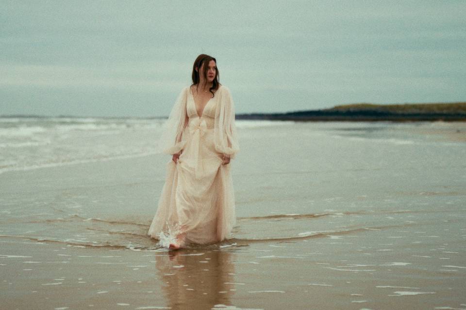 Bride on the Beach