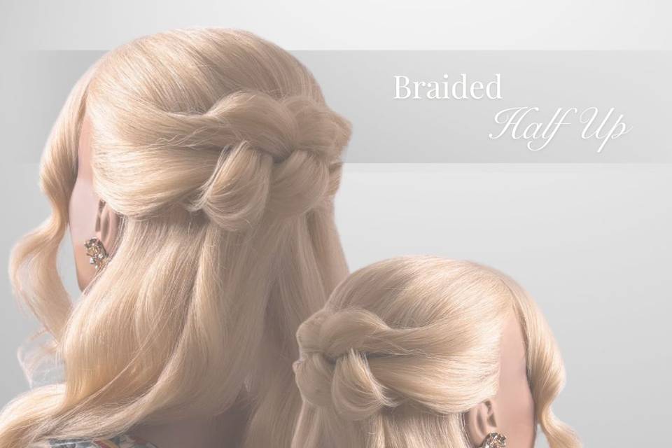 Half updo