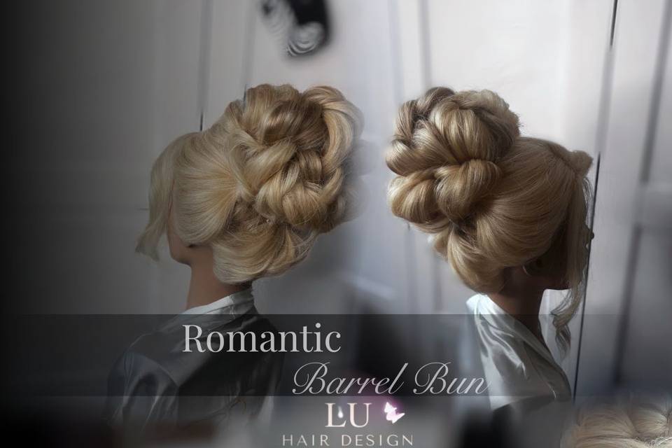 Romantic barrel bun