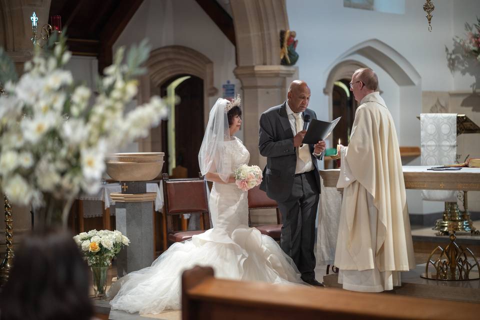 Exchanging vows