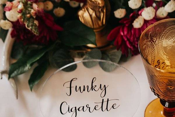 Round Acrylic Table Names