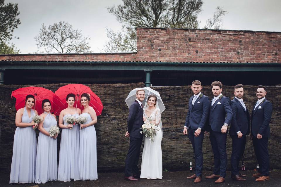 A rainy Wedding Day shot..!