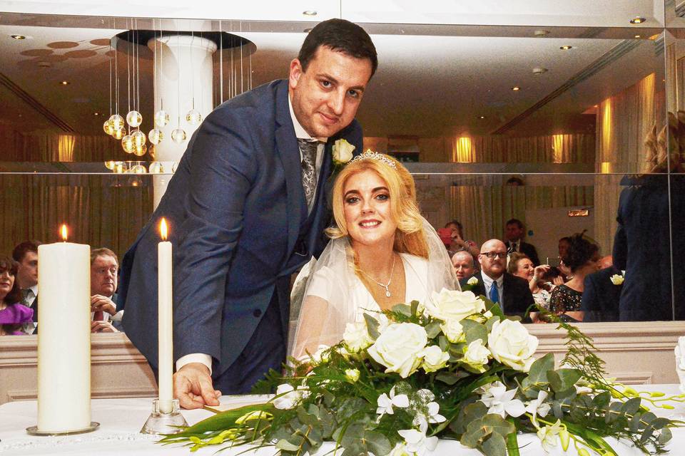The happy couple