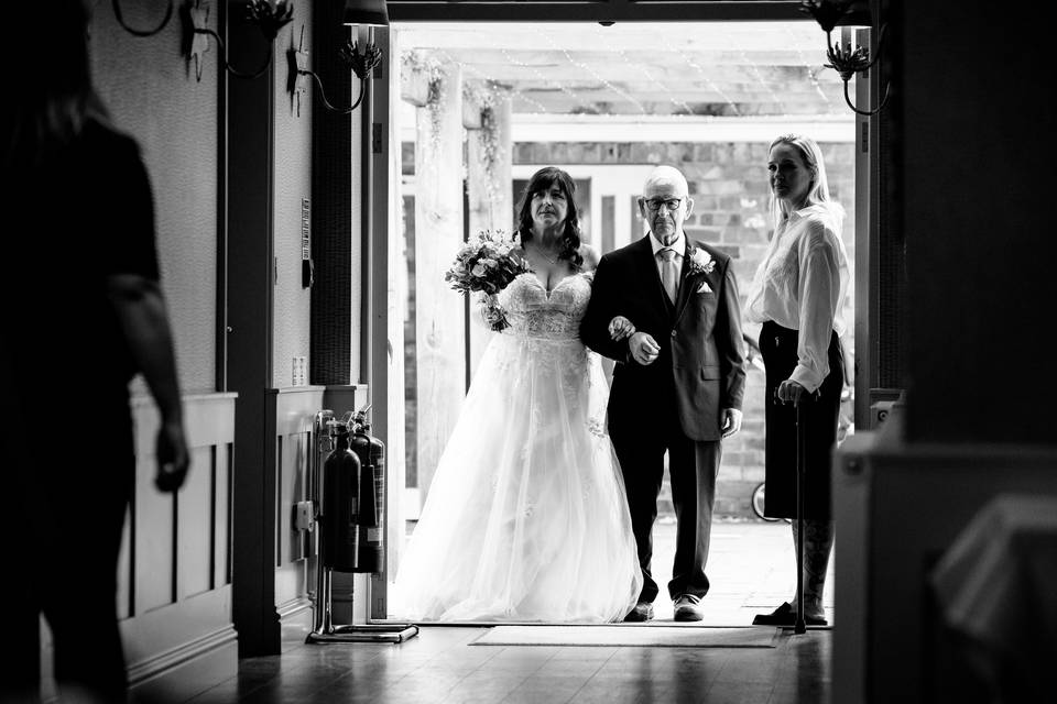 Moment with dad just before