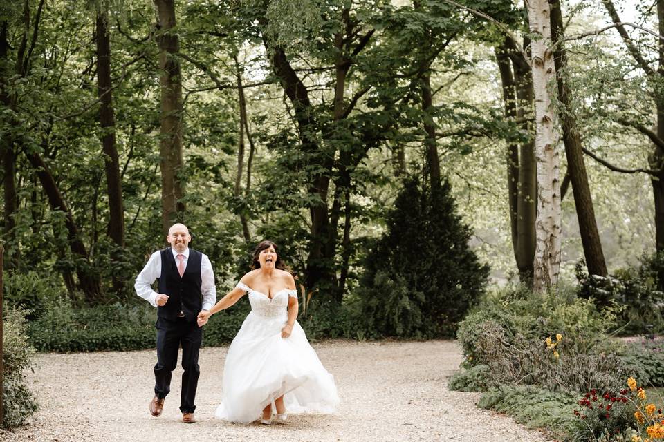 Couples walk