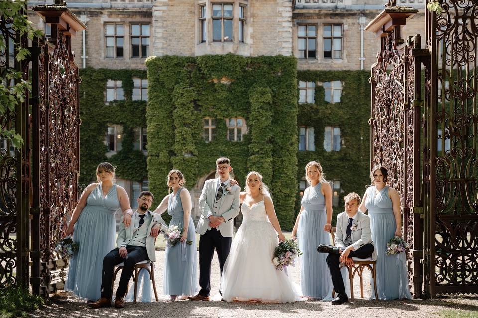 Bridal party vogue style