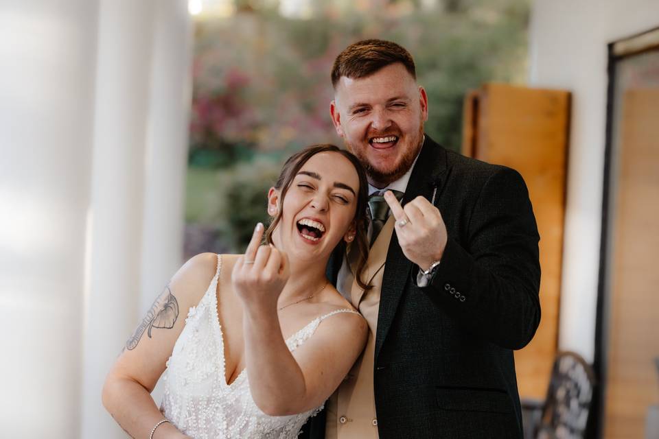Silly couples portrait photos