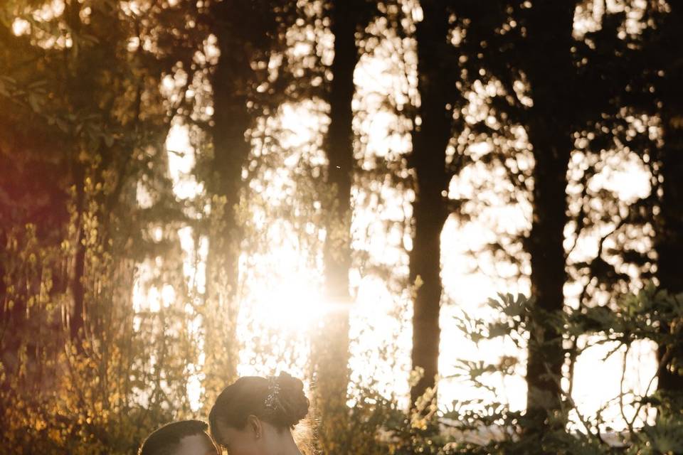 Sunset couples photo