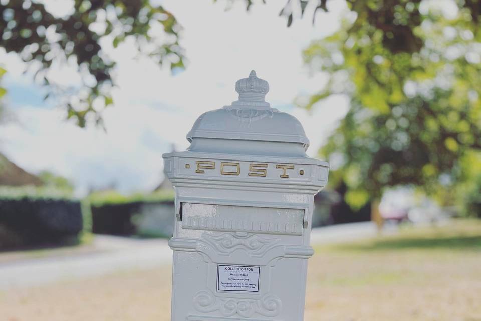 3 of our three post boxes