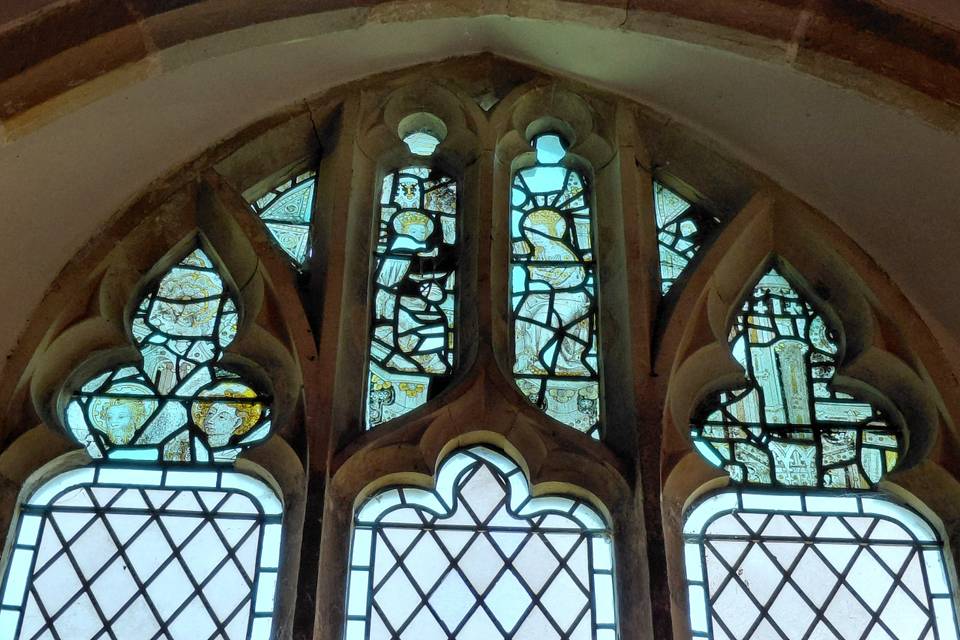 Ancient stained glass