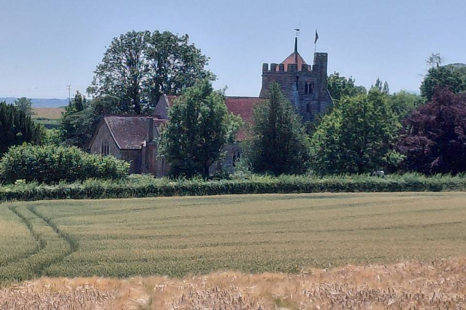 Nestled in the countryside