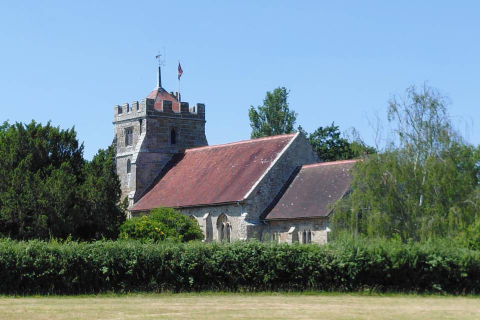 12th century St Oswald's, Hooe