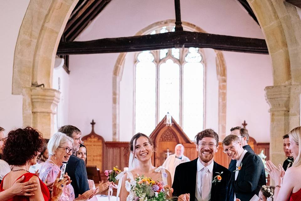 Walking down the aisle