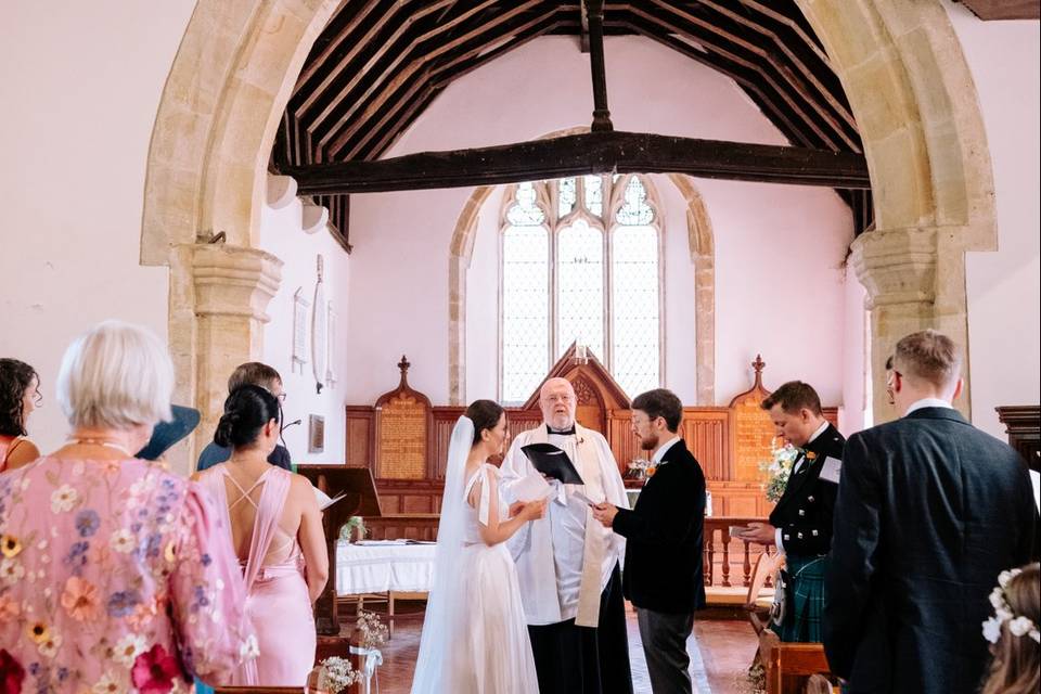 Exchanging of vows