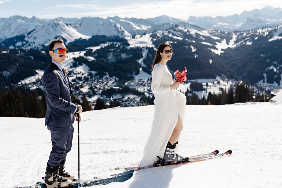 Ski Wedding - Alps
