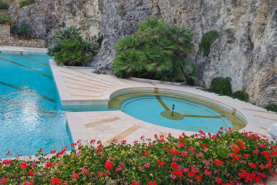 Poolside area